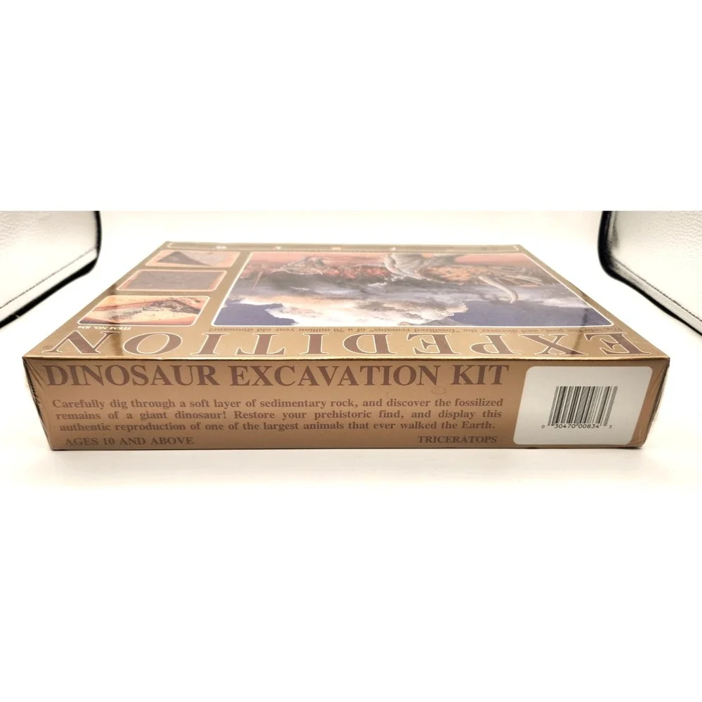 Expedition Triceratops Dinosaur Fossil Skeleton Excavation Kit Item 834 - Sealed